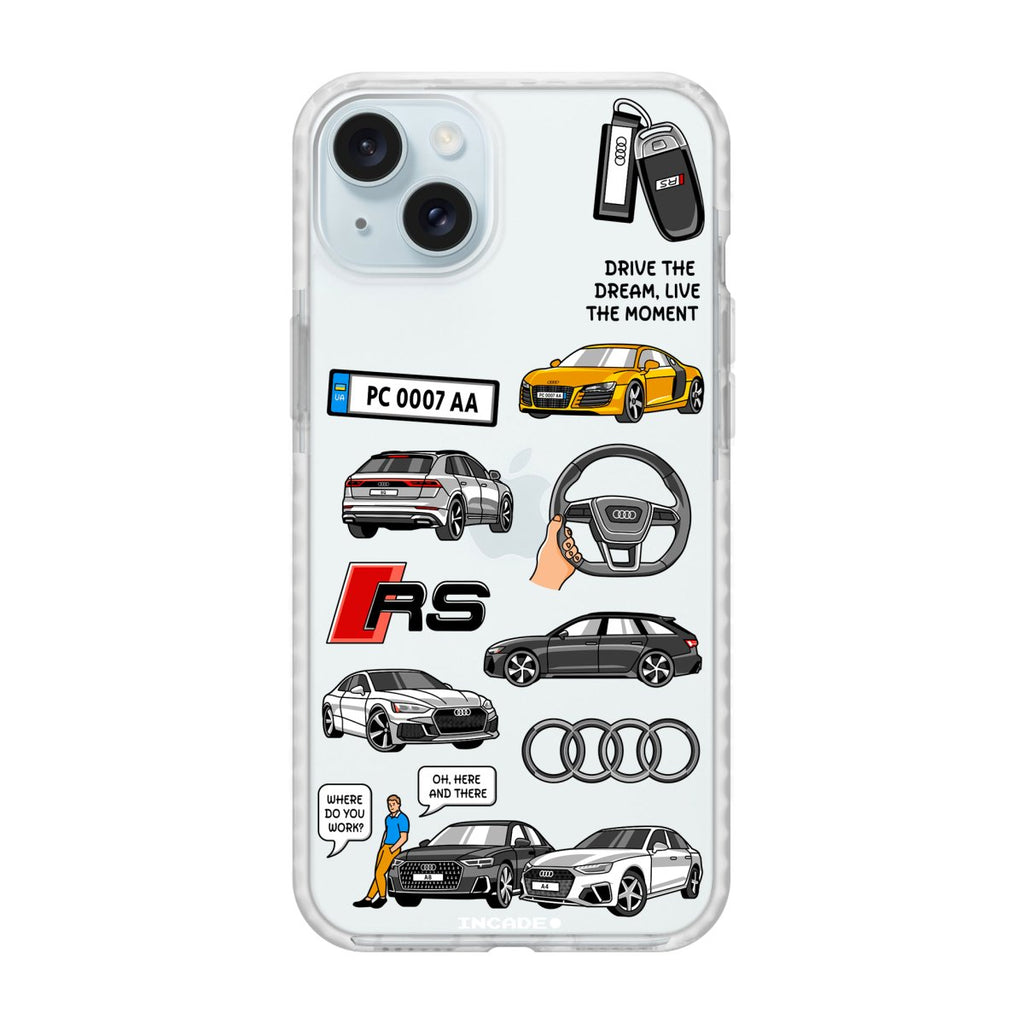 Чохол для iPhone 15 Plus AUDI - INCADE