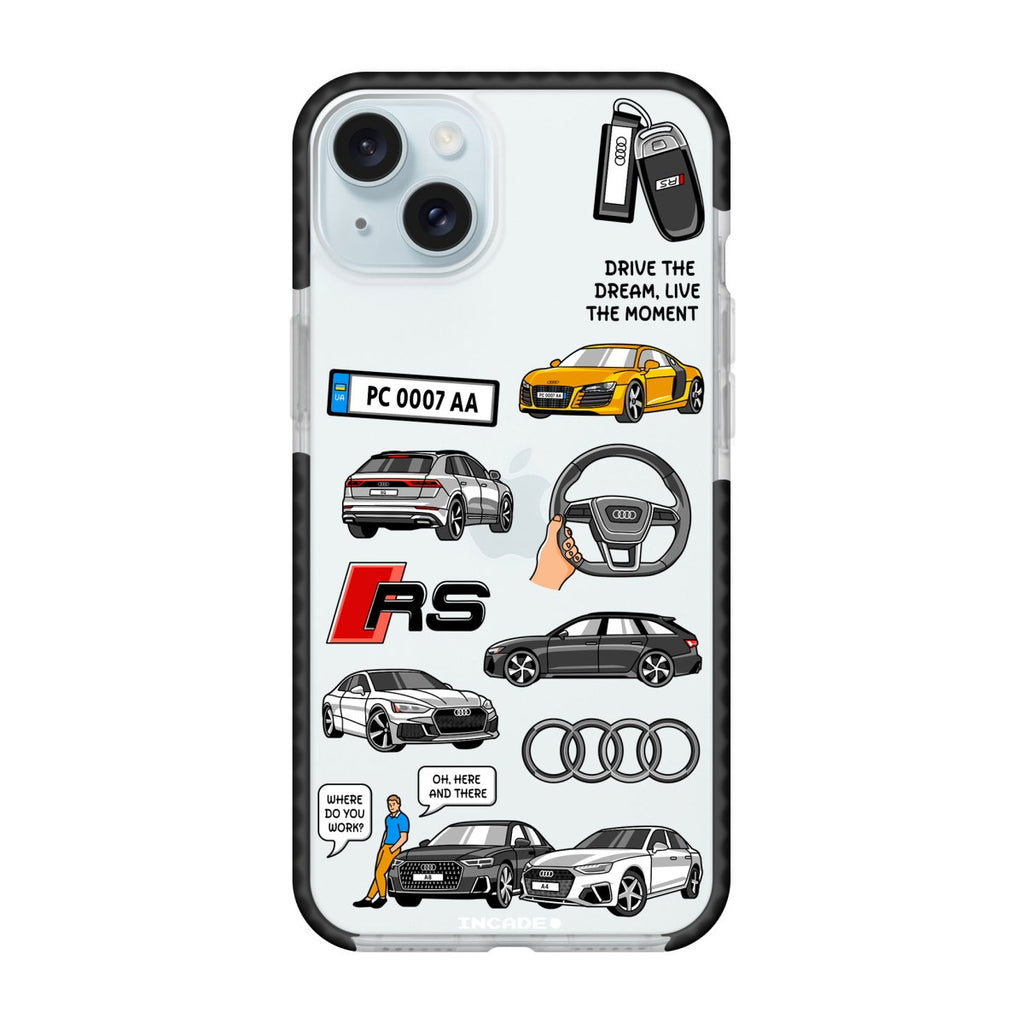 Чохол для iPhone 15 Plus AUDI - INCADE