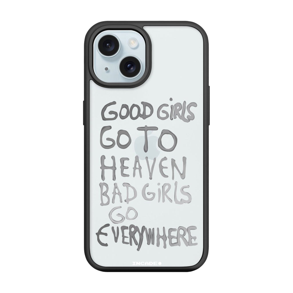 Чохол для iPhone 15 Plus bad girl silver - INCADE