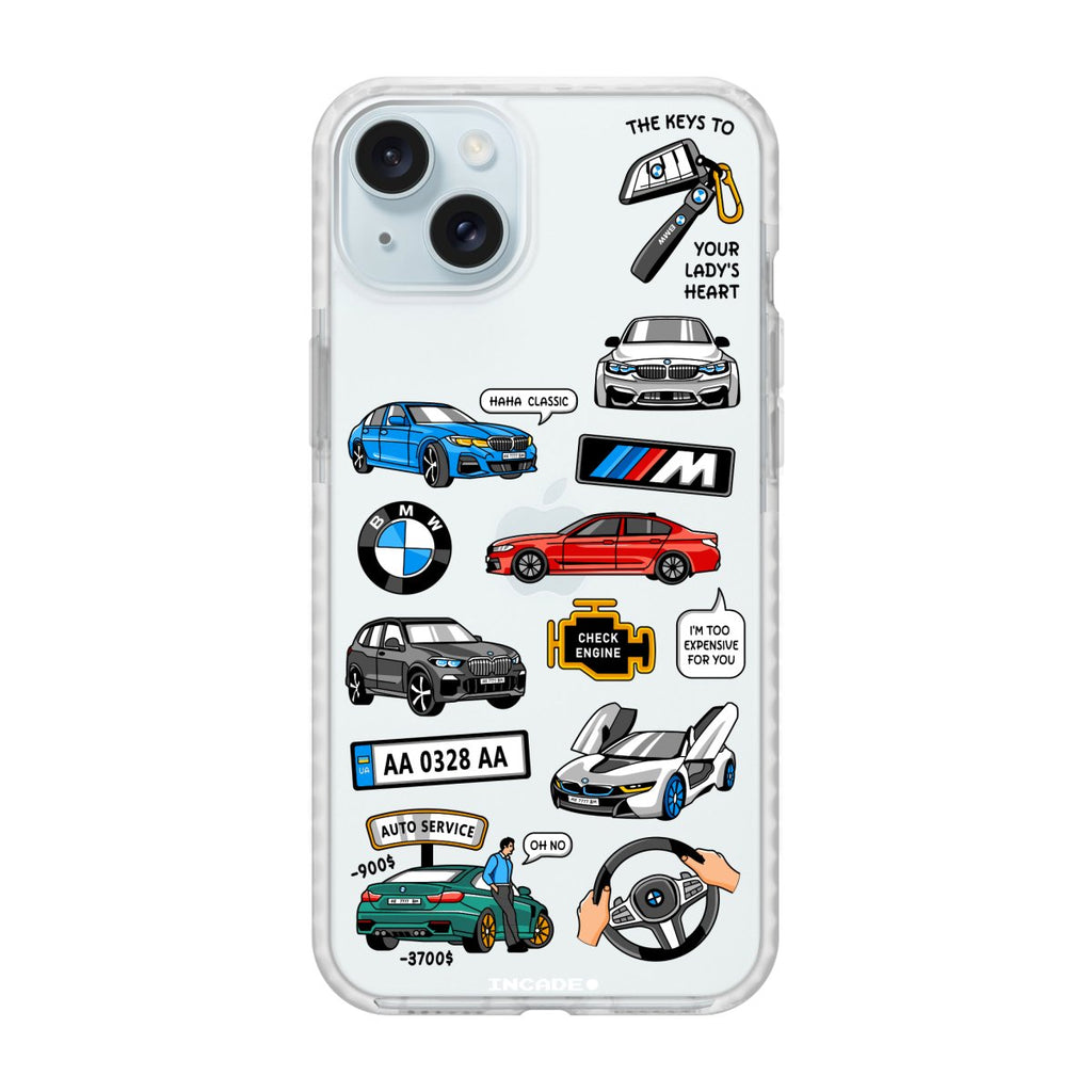 Чохол для iPhone 15 Plus BMW - INCADE