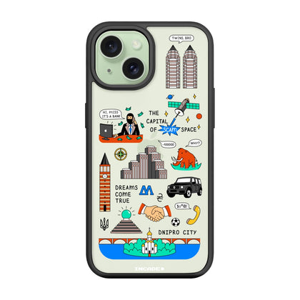 Чохол для iPhone 15 Plus DNIPRO - INCADE