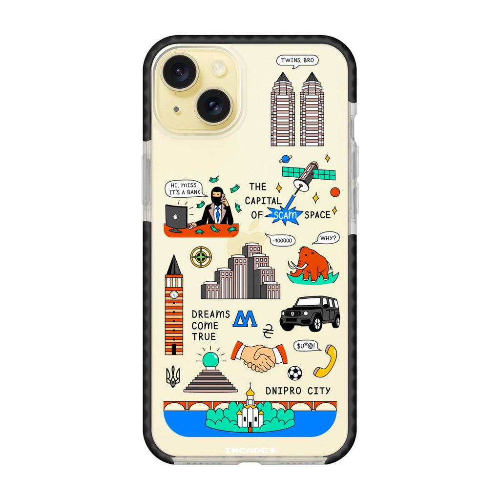Чохол для iPhone 15 Plus DNIPRO - INCADE