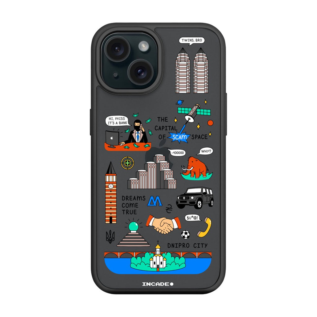 Чохол для iPhone 15 Plus DNIPRO - INCADE