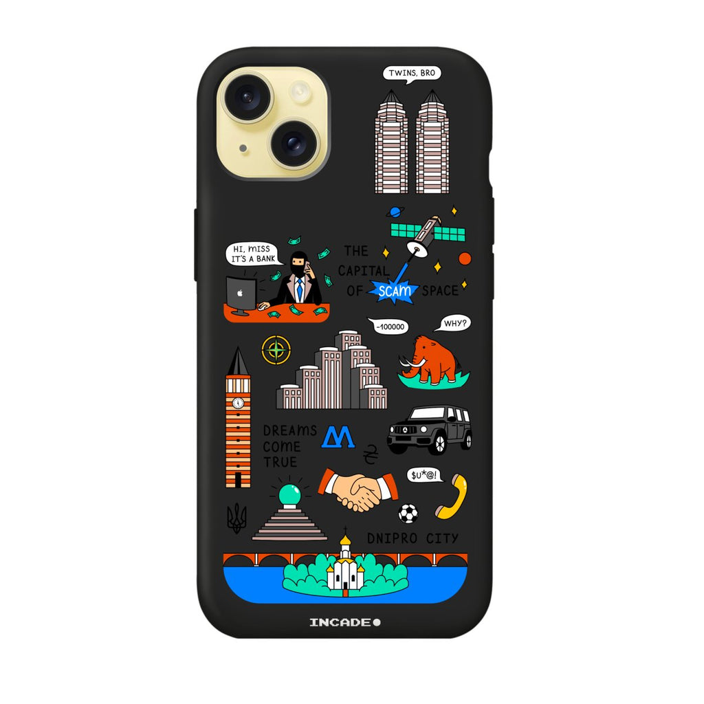 Чохол для iPhone 15 Plus DNIPRO - INCADE