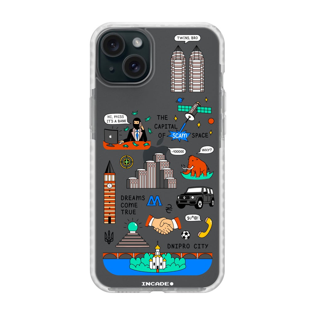 Чохол для iPhone 15 Plus DNIPRO - INCADE