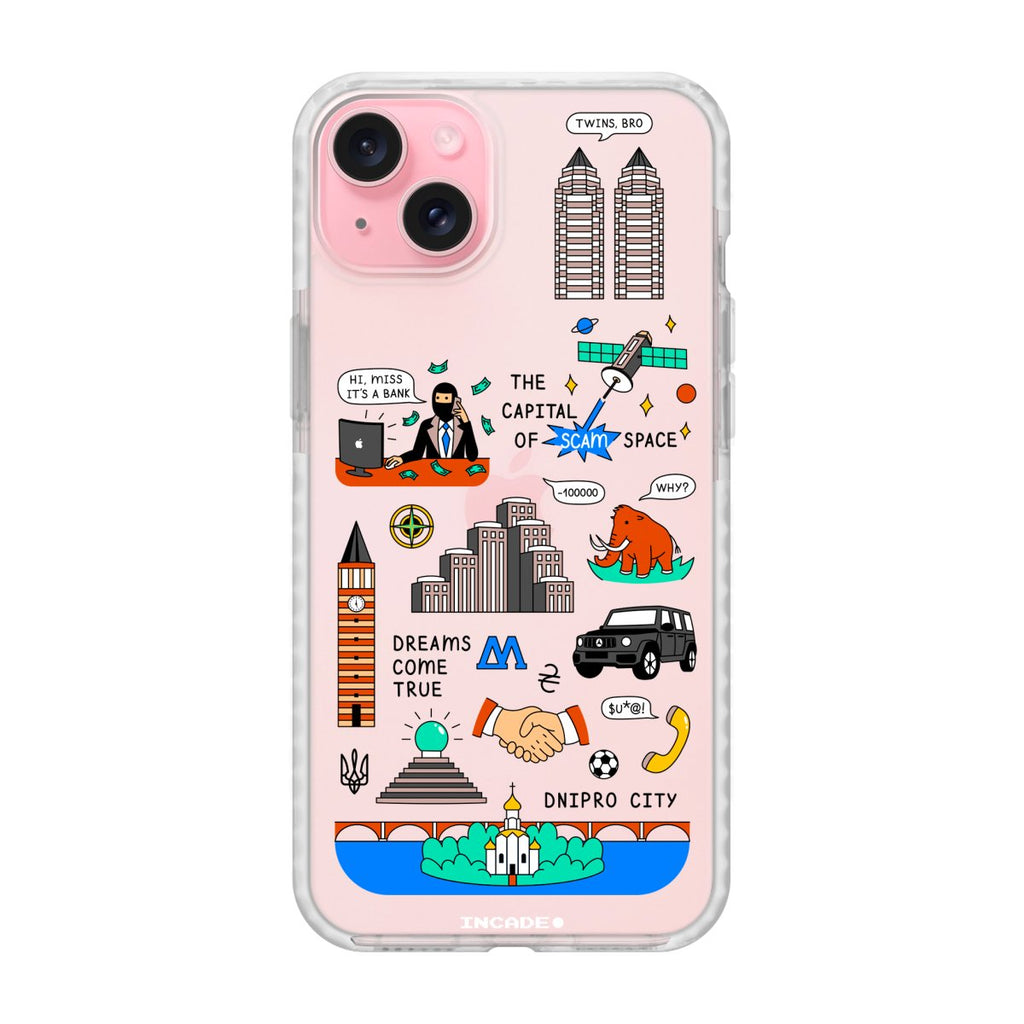 Чохол для iPhone 15 Plus DNIPRO - INCADE