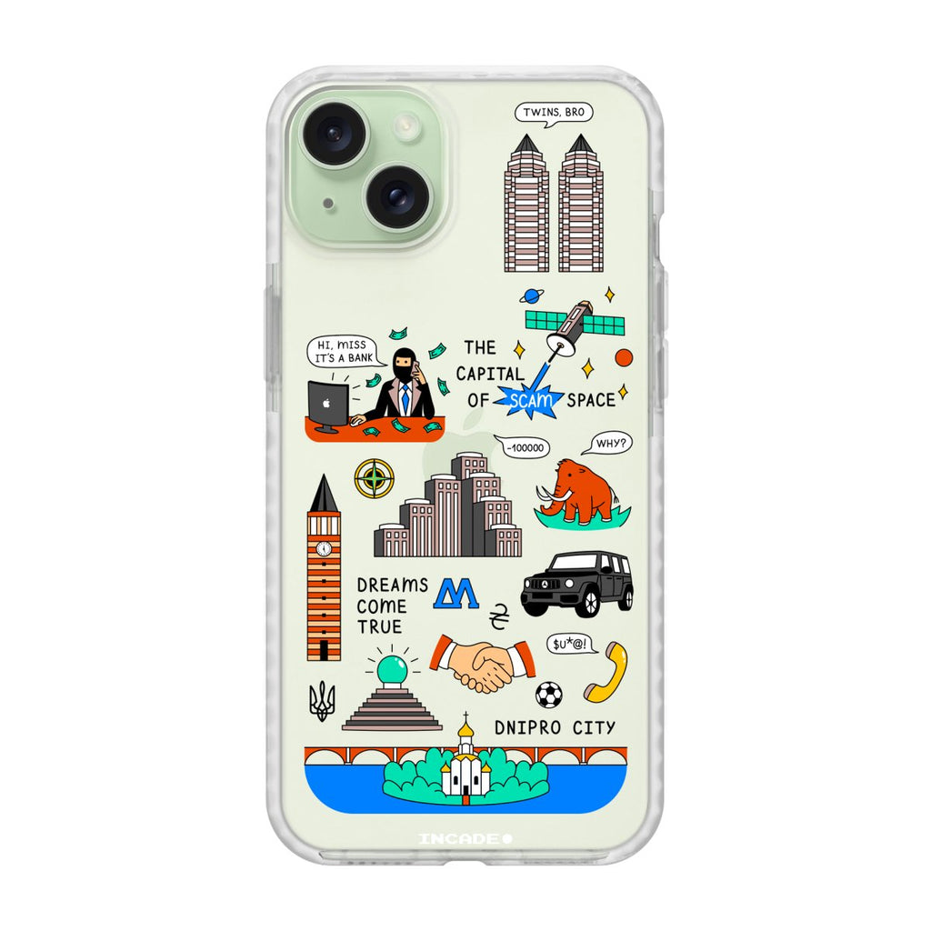 Чохол для iPhone 15 Plus DNIPRO - INCADE