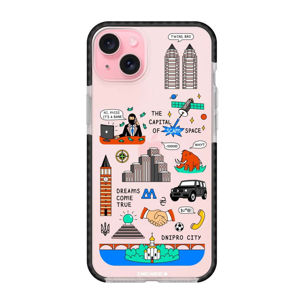 Чохол для iPhone 15 Plus DNIPRO - INCADE