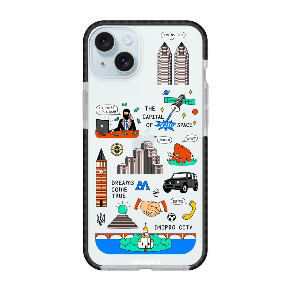 Чохол для iPhone 15 Plus DNIPRO - INCADE