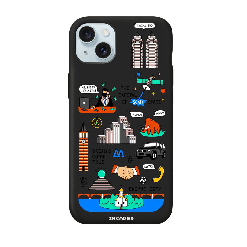 Чохол для iPhone 15 Plus DNIPRO - INCADE