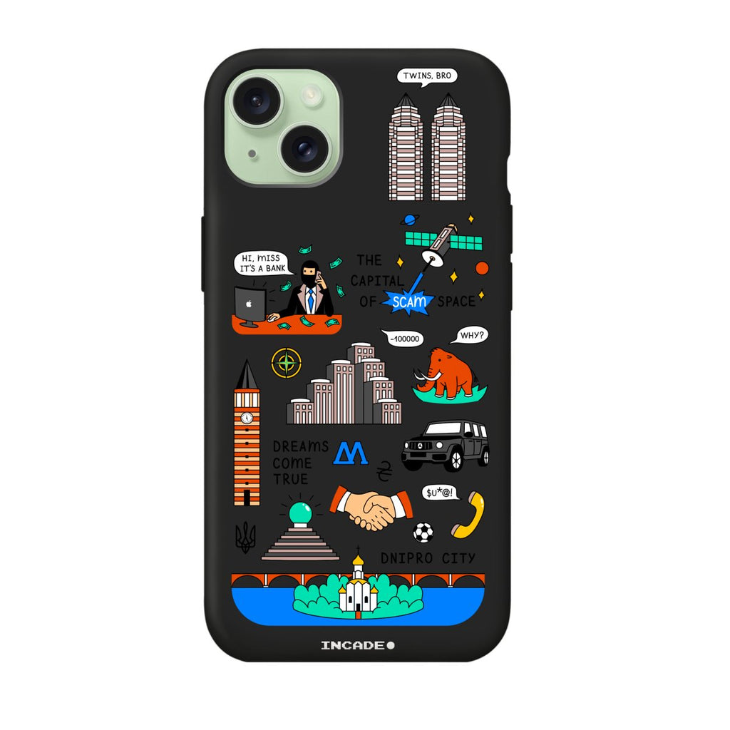 Чохол для iPhone 15 Plus DNIPRO - INCADE