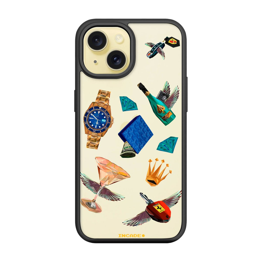 Чохол для iPhone 15 Plus Ferrari porsche rolex - INCADE