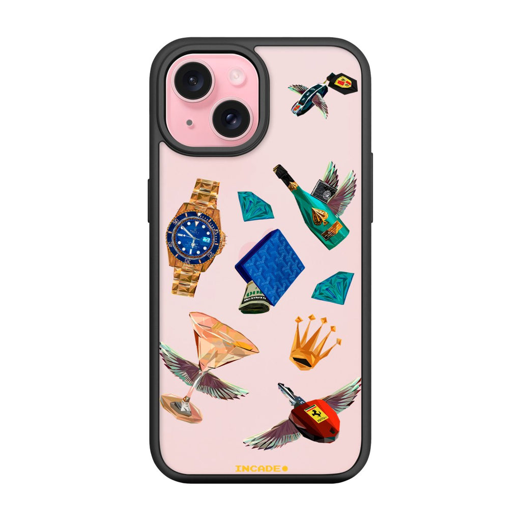 Чохол для iPhone 15 Plus Ferrari porsche rolex - INCADE