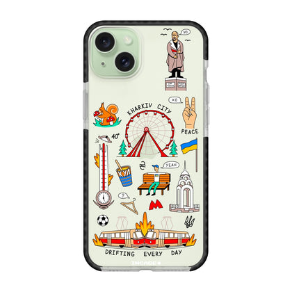 Чохол для iPhone 15 Plus KHARKIV - INCADE