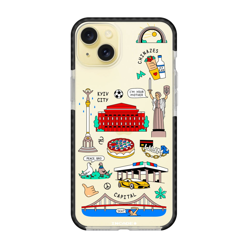 Чохол для iPhone 15 Plus KYIV - INCADE