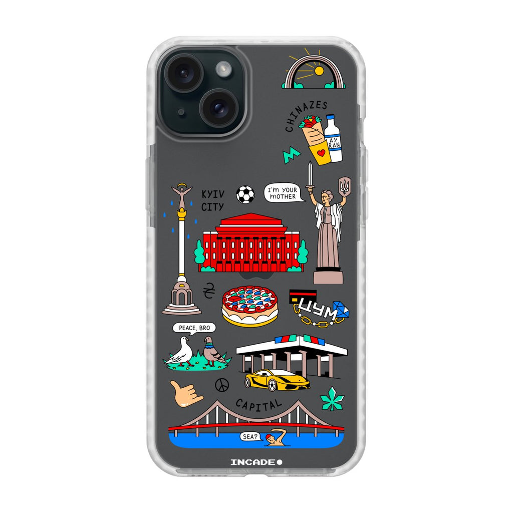 Чохол для iPhone 15 Plus KYIV - INCADE