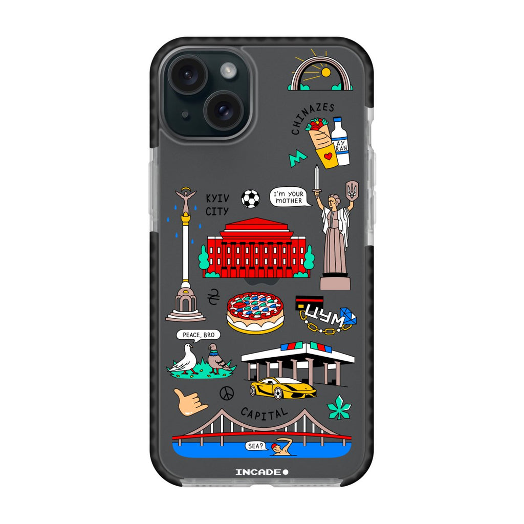 Чохол для iPhone 15 Plus KYIV - INCADE