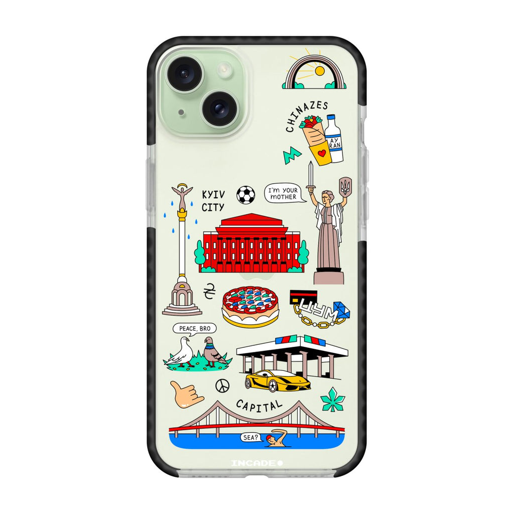 Чохол для iPhone 15 Plus KYIV - INCADE
