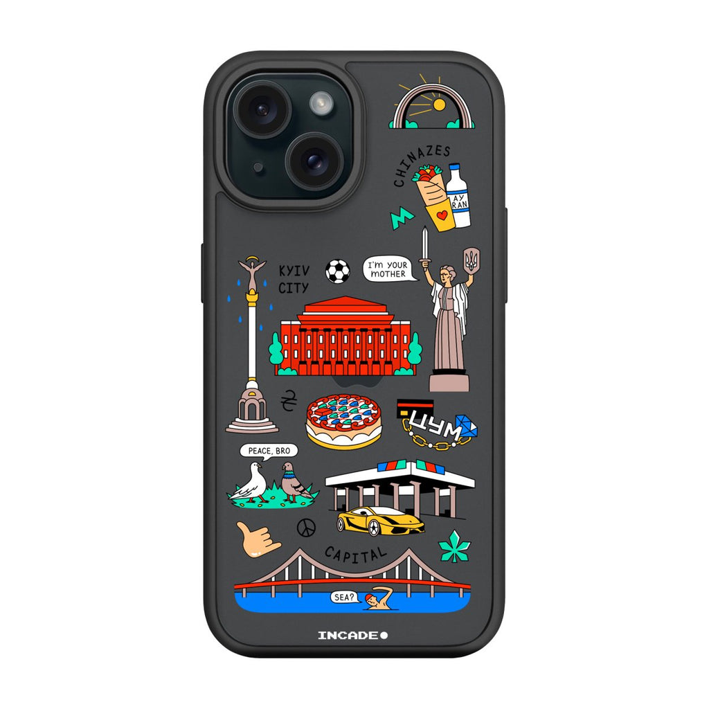 Чохол для iPhone 15 Plus KYIV - INCADE