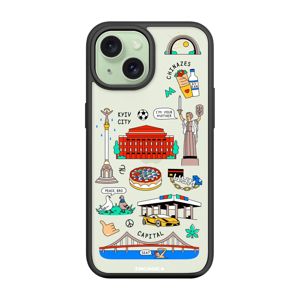 Чохол для iPhone 15 Plus KYIV - INCADE