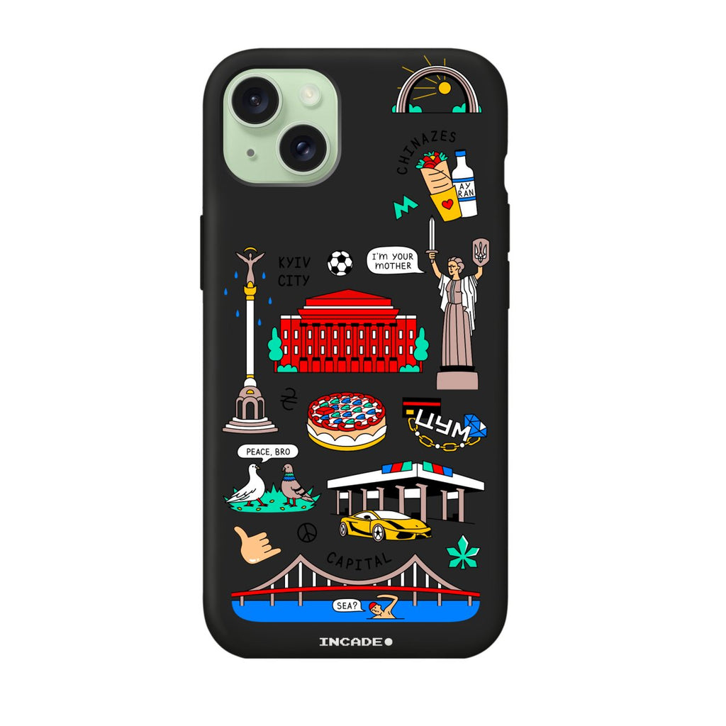 Чохол для iPhone 15 Plus KYIV - INCADE