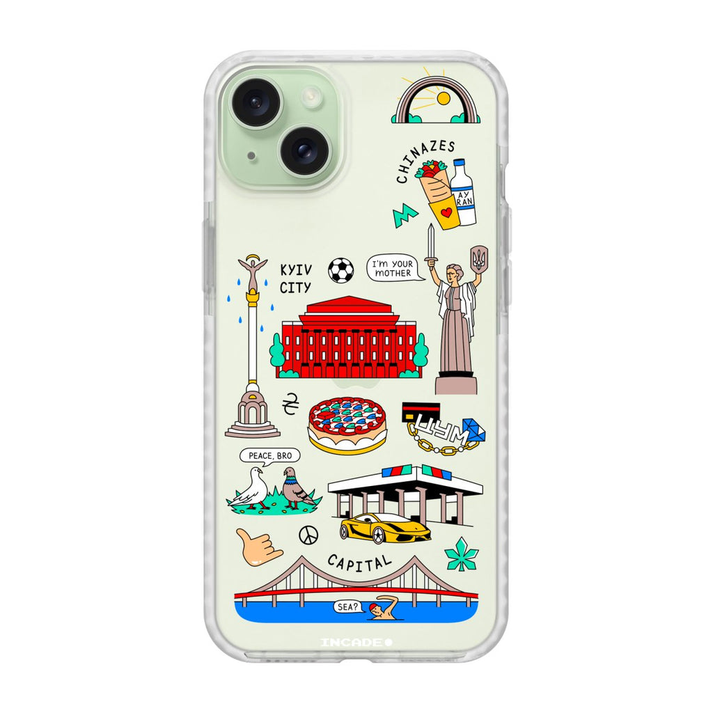 Чохол для iPhone 15 Plus KYIV - INCADE