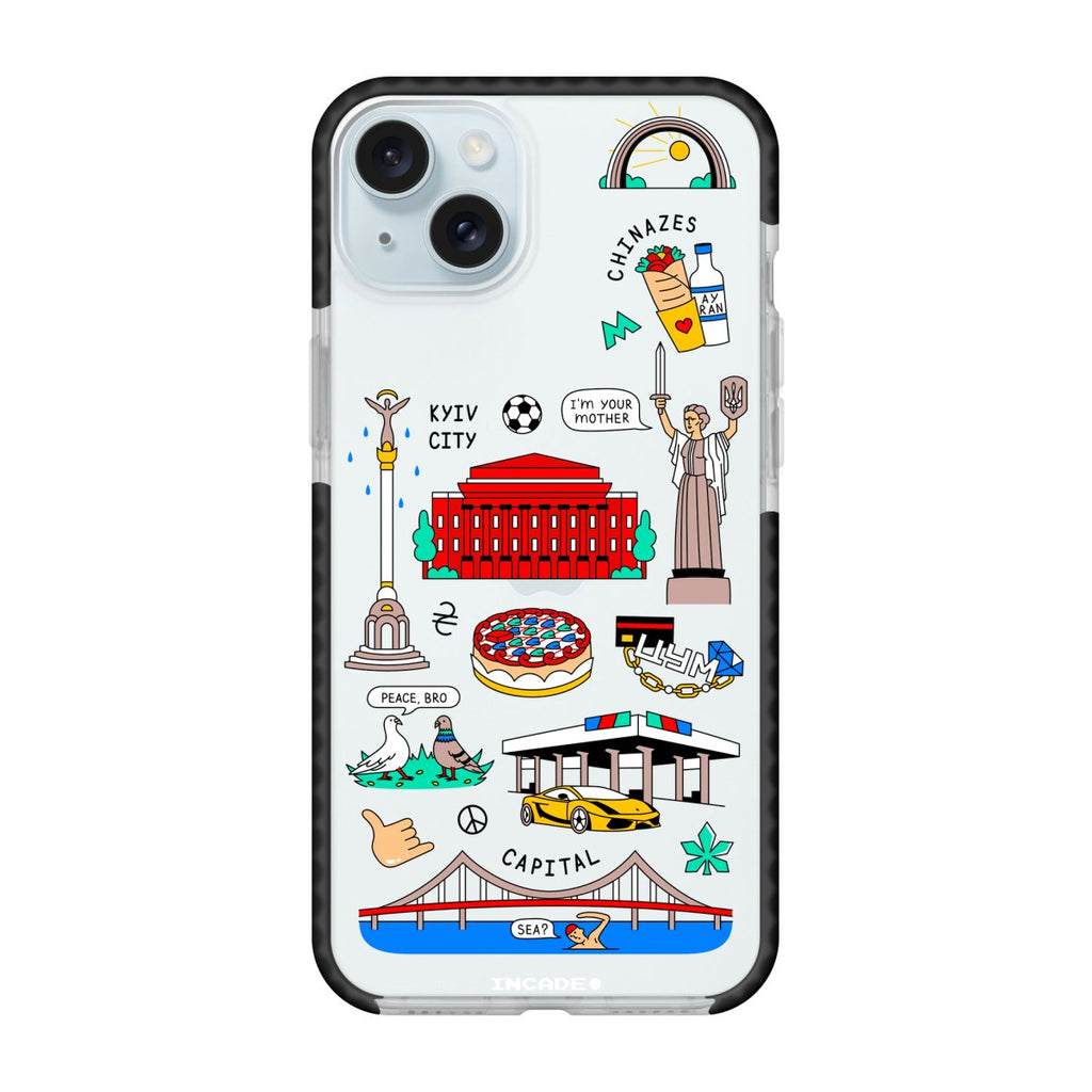 Чохол для iPhone 15 Plus KYIV - INCADE