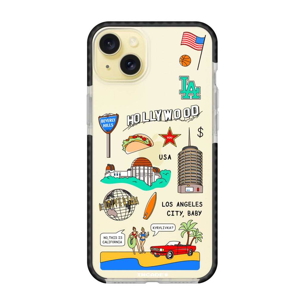 Чохол для iPhone 15 Plus LOS ANGELES - INCADE