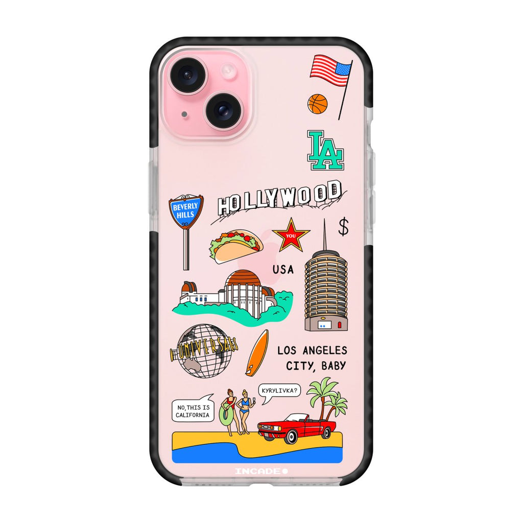 Чохол для iPhone 15 Plus LOS ANGELES - INCADE