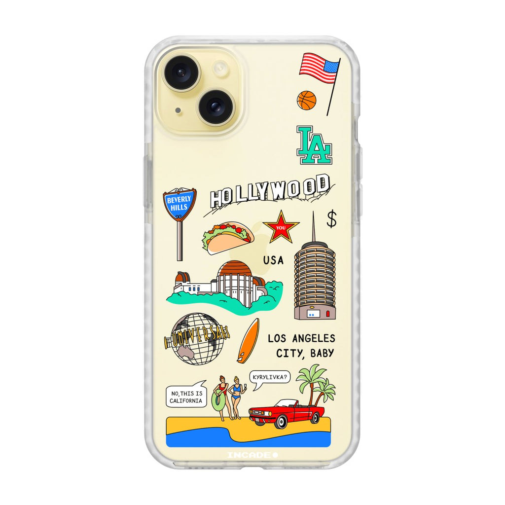 Чохол для iPhone 15 Plus LOS ANGELES - INCADE