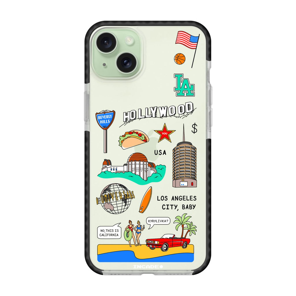 Чохол для iPhone 15 Plus LOS ANGELES - INCADE