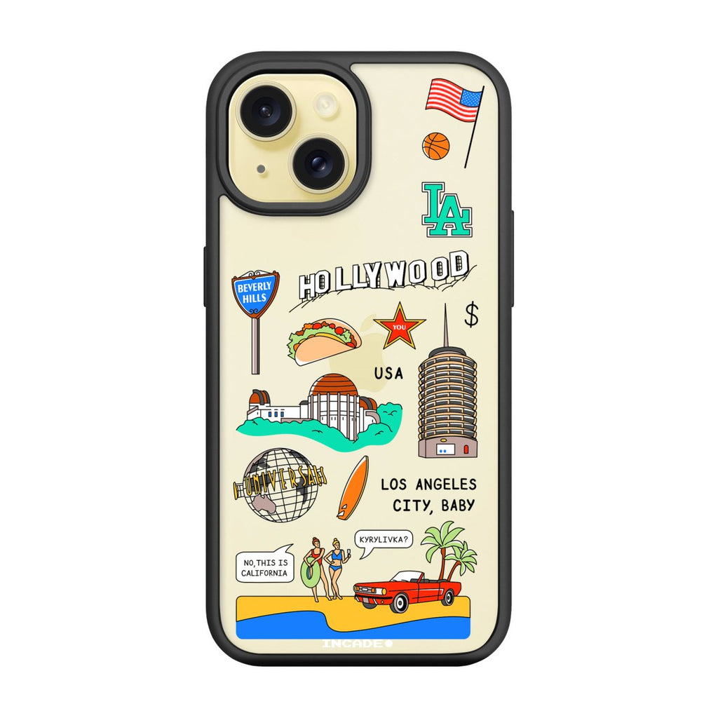Чохол для iPhone 15 Plus LOS ANGELES - INCADE