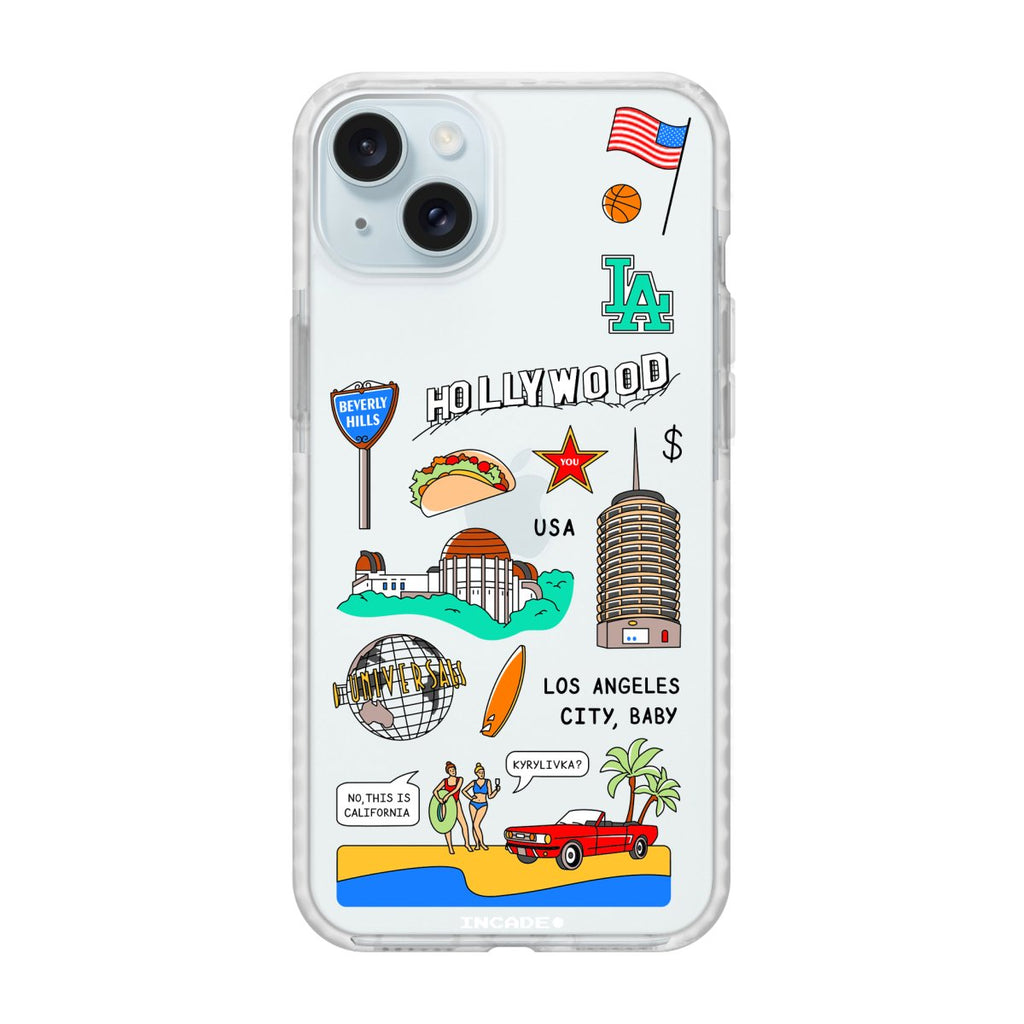 Чохол для iPhone 15 Plus LOS ANGELES - INCADE