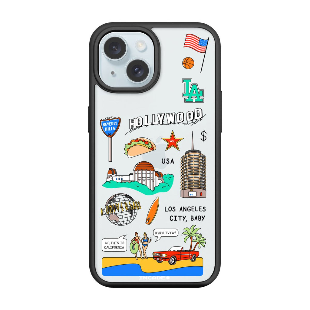 Чохол для iPhone 15 Plus LOS ANGELES - INCADE
