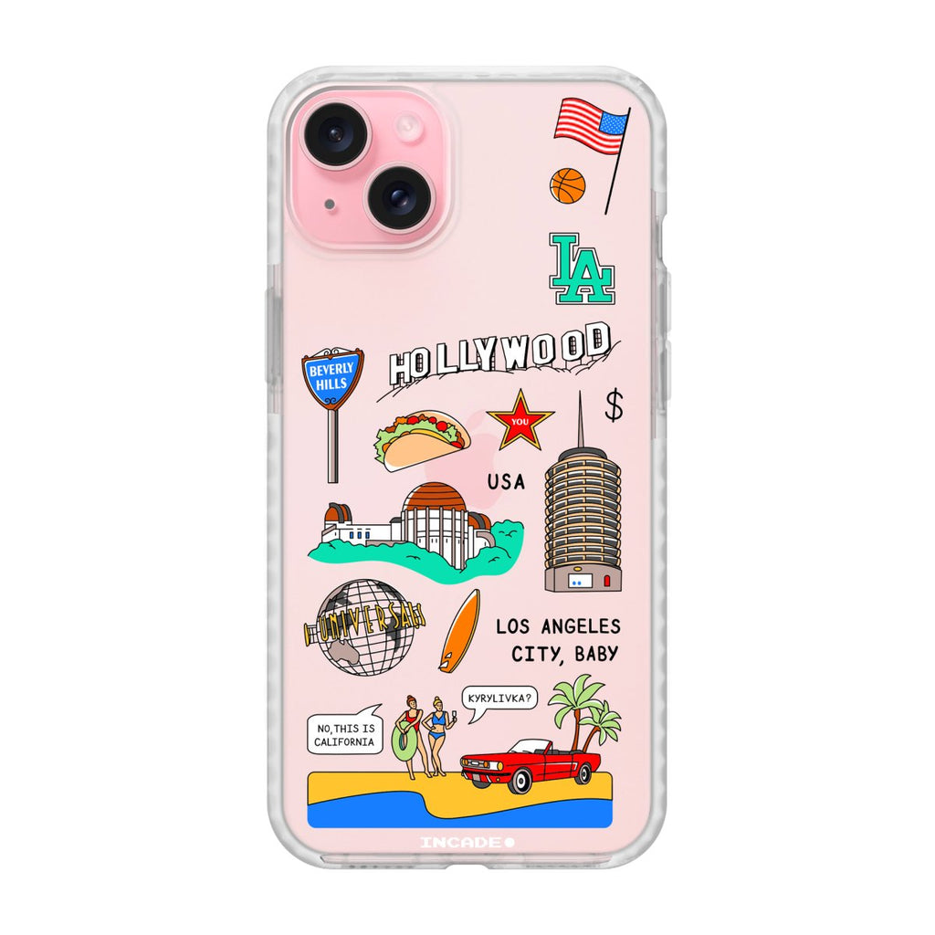 Чохол для iPhone 15 Plus LOS ANGELES - INCADE