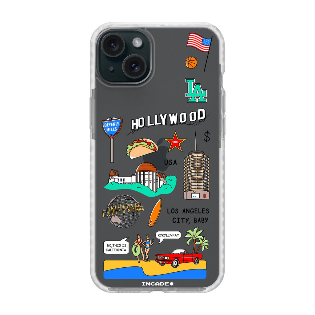 Чохол для iPhone 15 Plus LOS ANGELES - INCADE