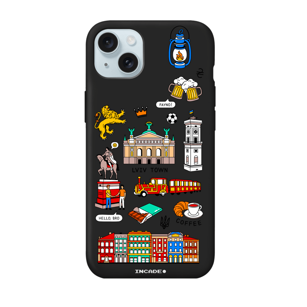 Чохол для iPhone 15 Plus LVIV - INCADE