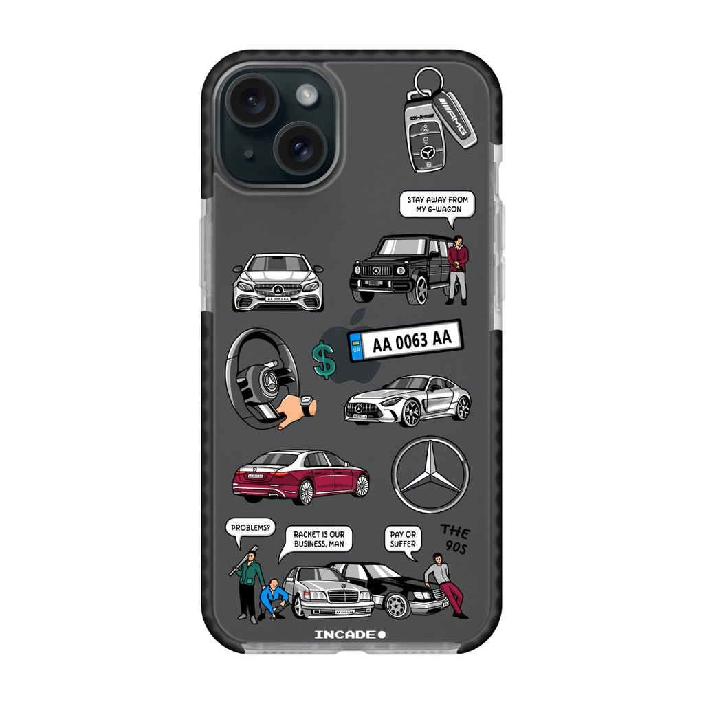 Чохол для iPhone 15 Plus MERCEDES - INCADE