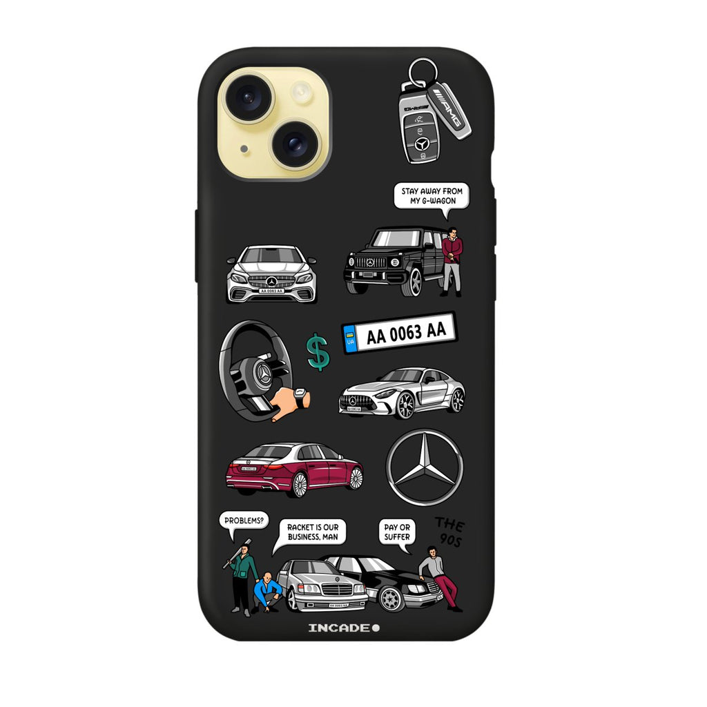 Чохол для iPhone 15 Plus MERCEDES - INCADE