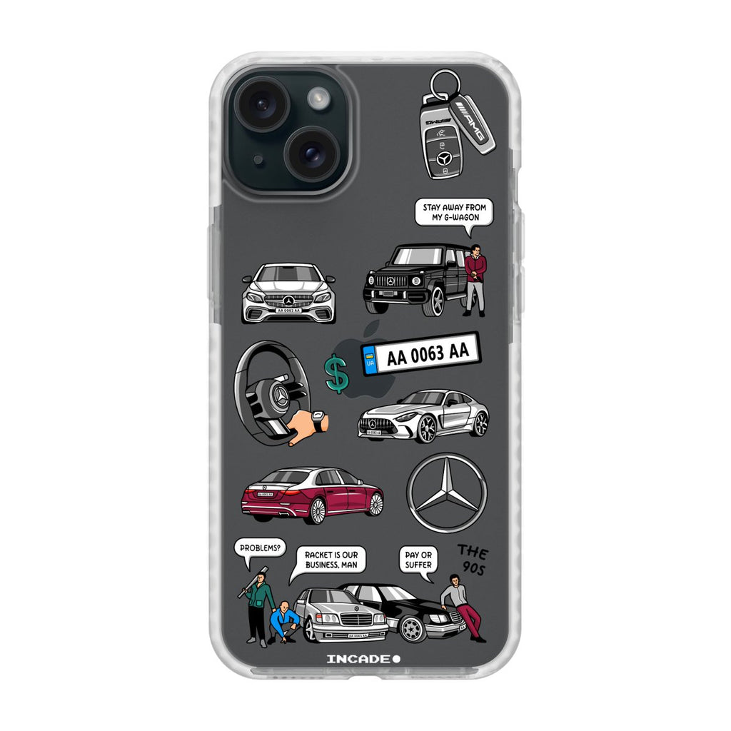 Чохол для iPhone 15 Plus MERCEDES - INCADE