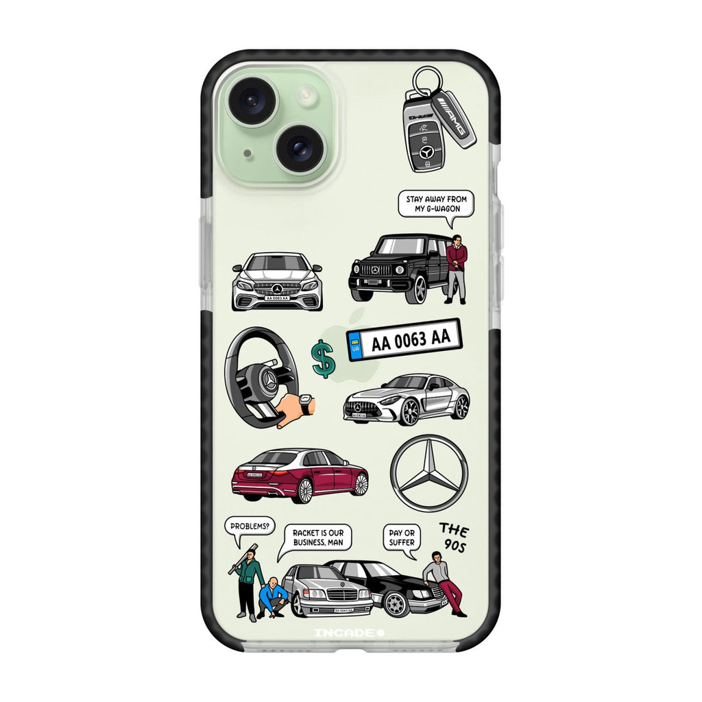 Чохол для iPhone 15 Plus MERCEDES - INCADE