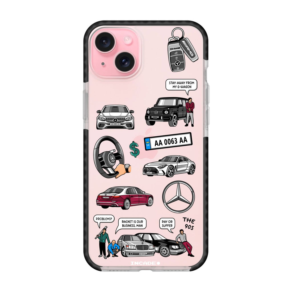 Чохол для iPhone 15 Plus MERCEDES - INCADE