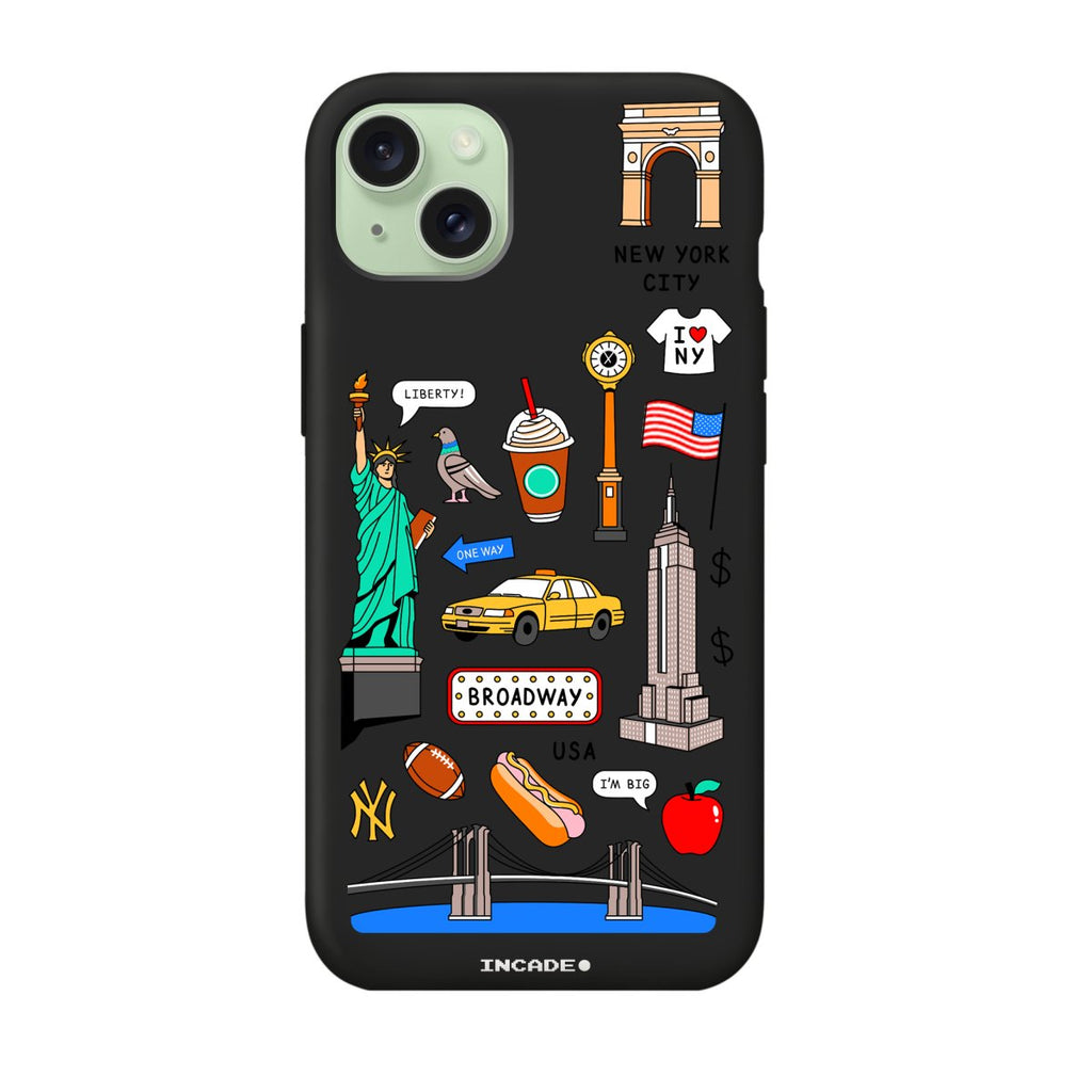 Чохол для iPhone 15 Plus NEW YORK - INCADE