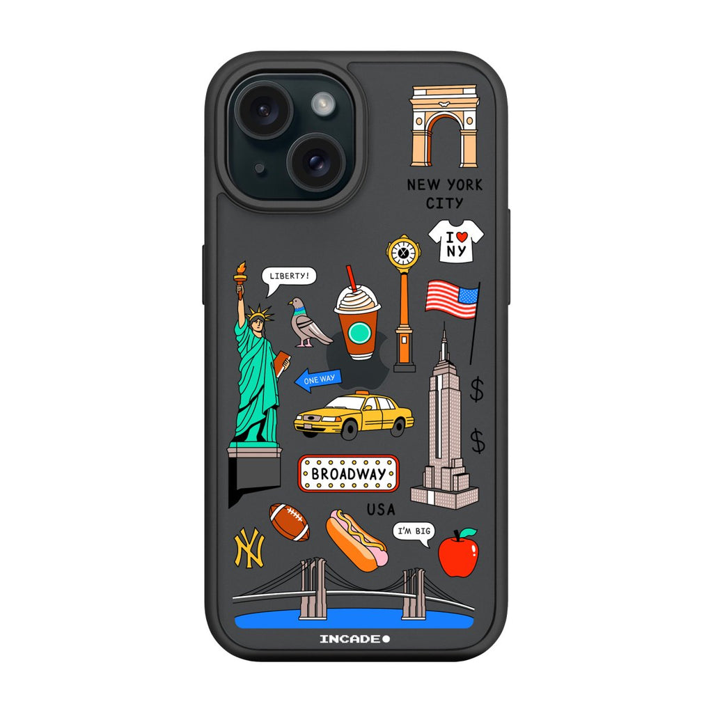 Чохол для iPhone 15 Plus NEW YORK - INCADE