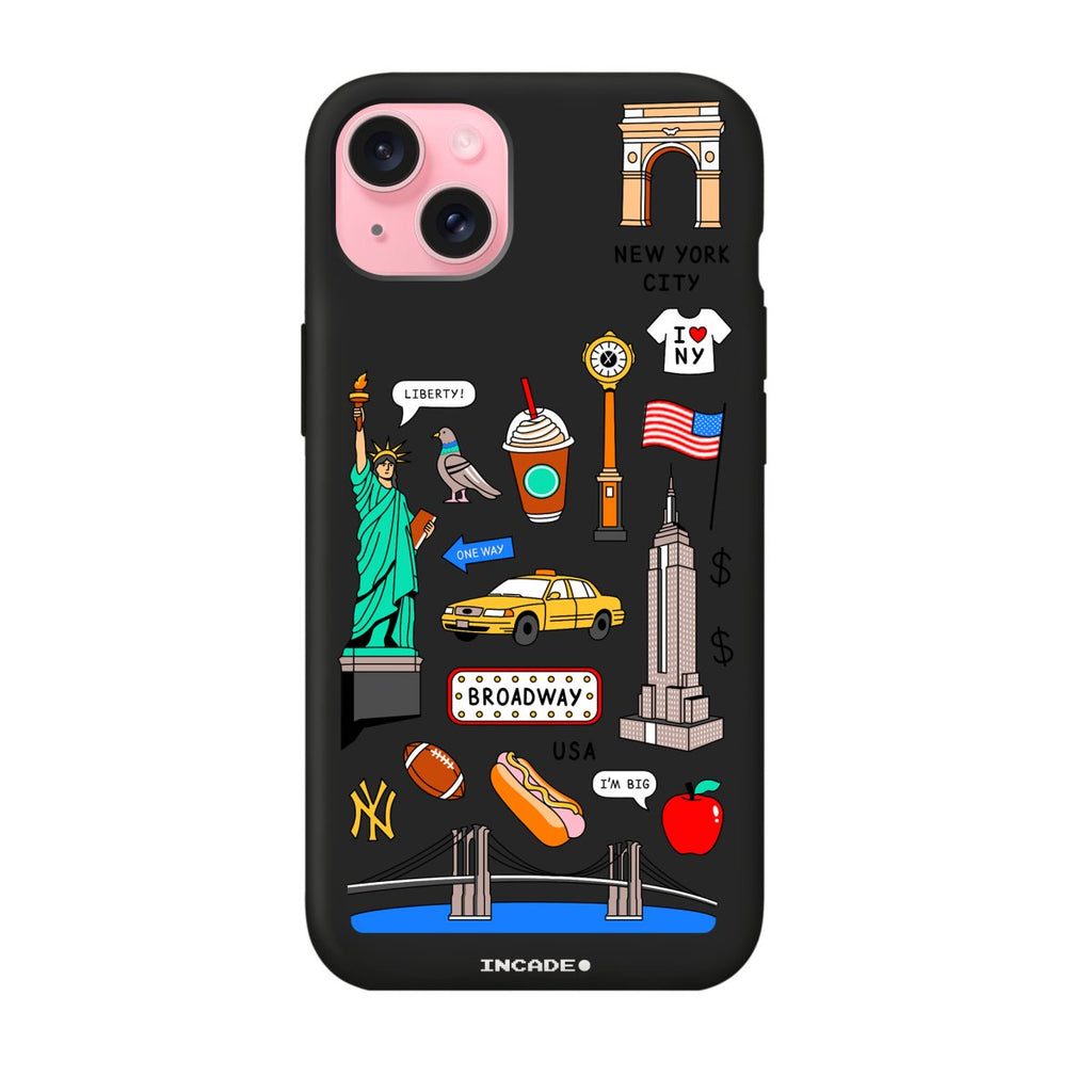 Чохол для iPhone 15 Plus NEW YORK - INCADE