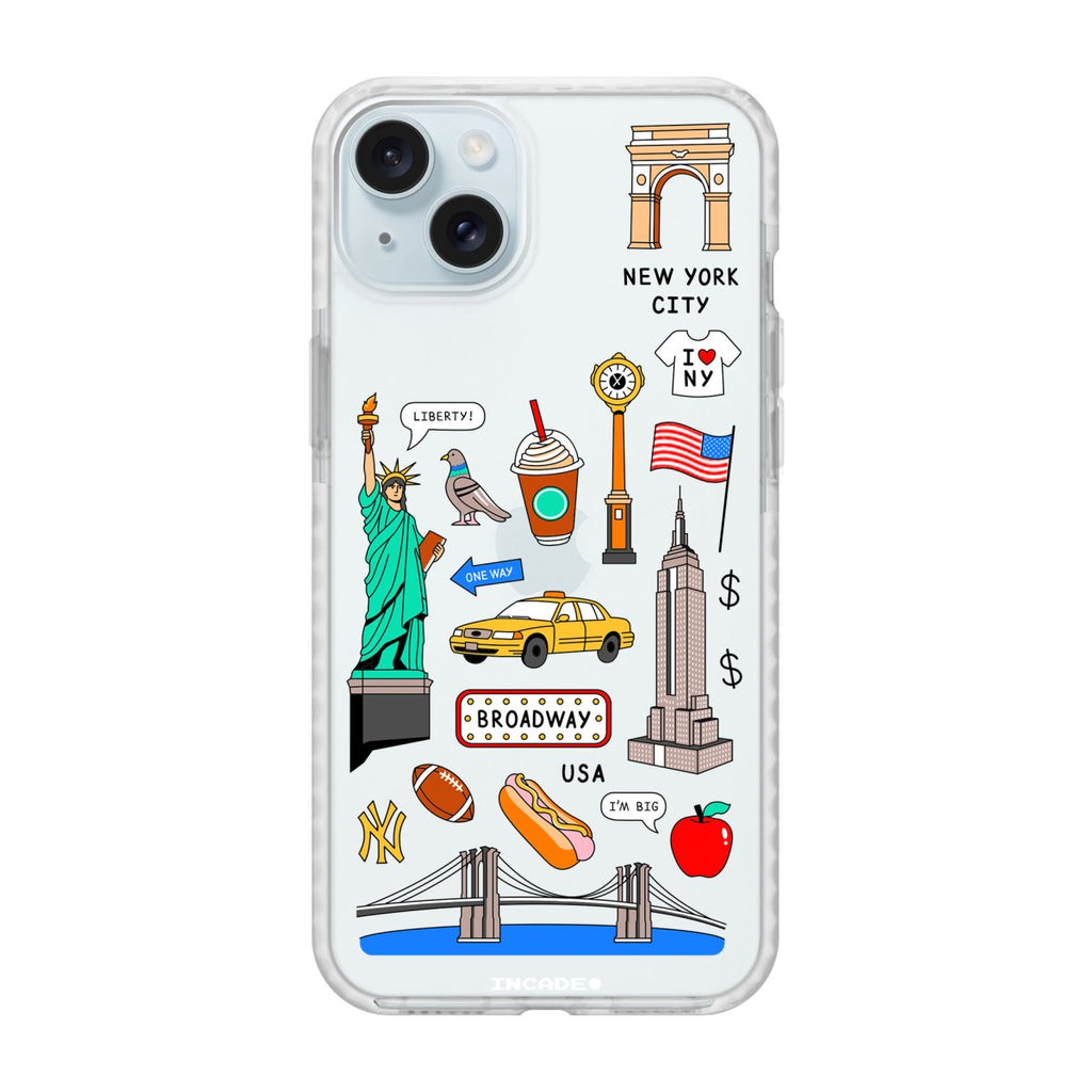 Чохол для iPhone 15 Plus NEW YORK - INCADE