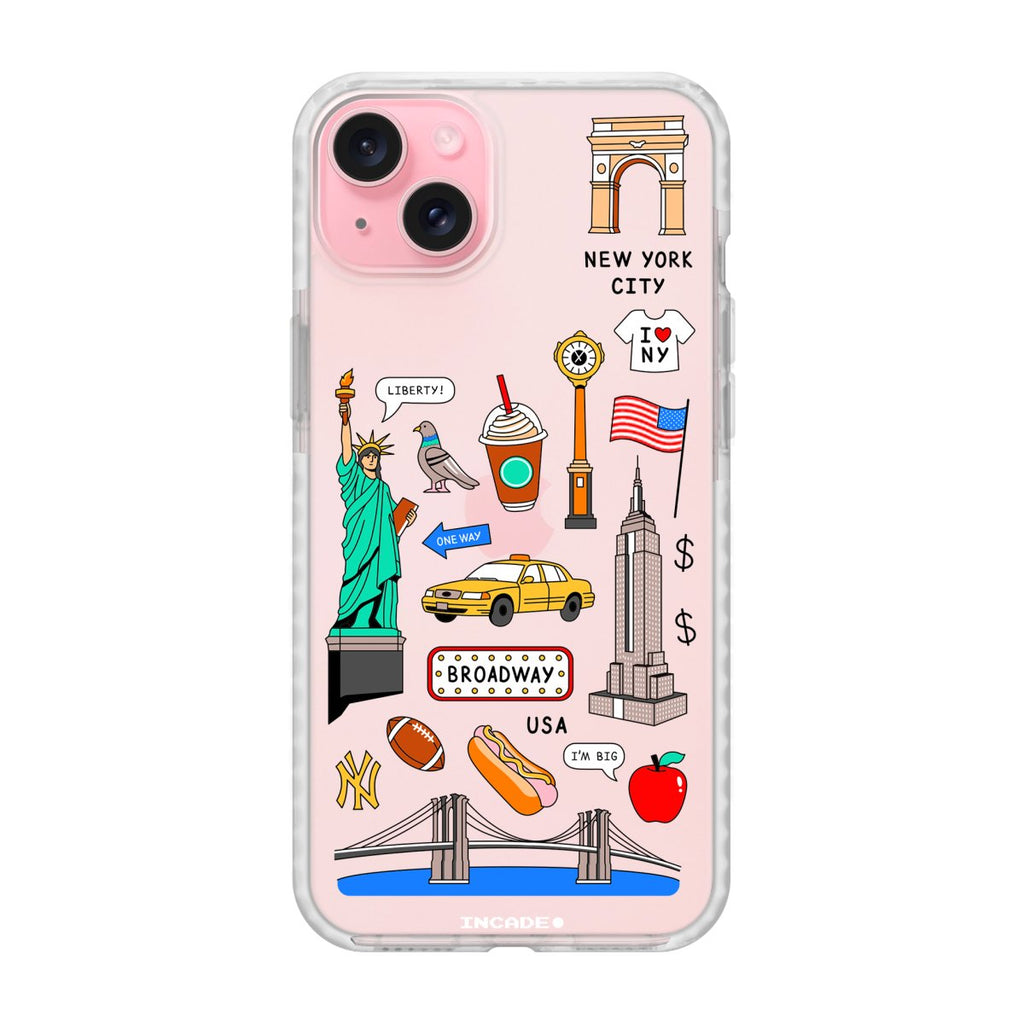 Чохол для iPhone 15 Plus NEW YORK - INCADE