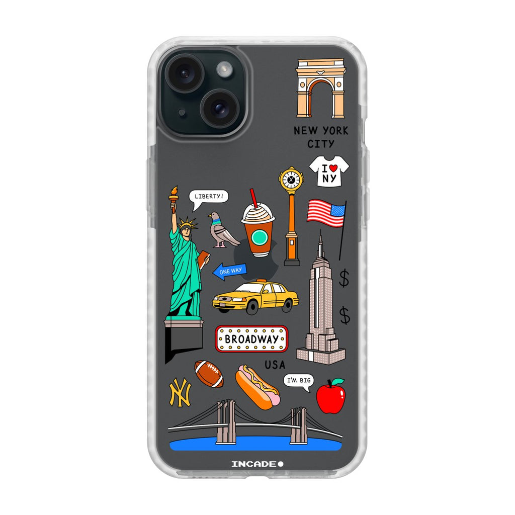 Чохол для iPhone 15 Plus NEW YORK - INCADE