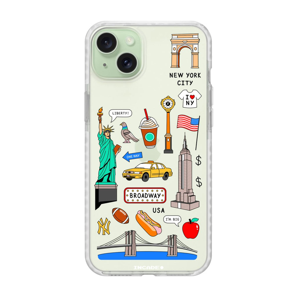Чохол для iPhone 15 Plus NEW YORK - INCADE