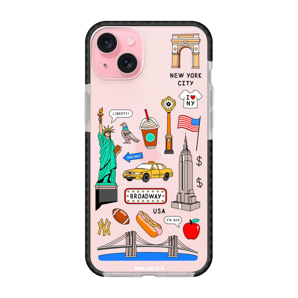 Чохол для iPhone 15 Plus NEW YORK - INCADE